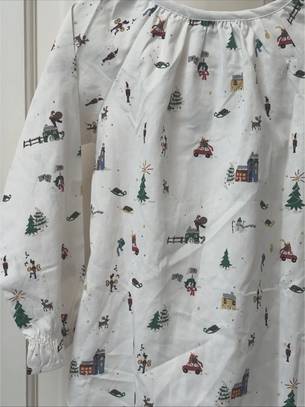 NWT Petite Plume 3T Twill Delphine Holiday Christmas Nightgown 100% Cotton